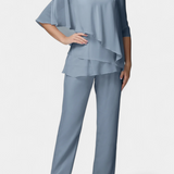 Lana Dva Kosa z Žensko Silhueto Brez Napora