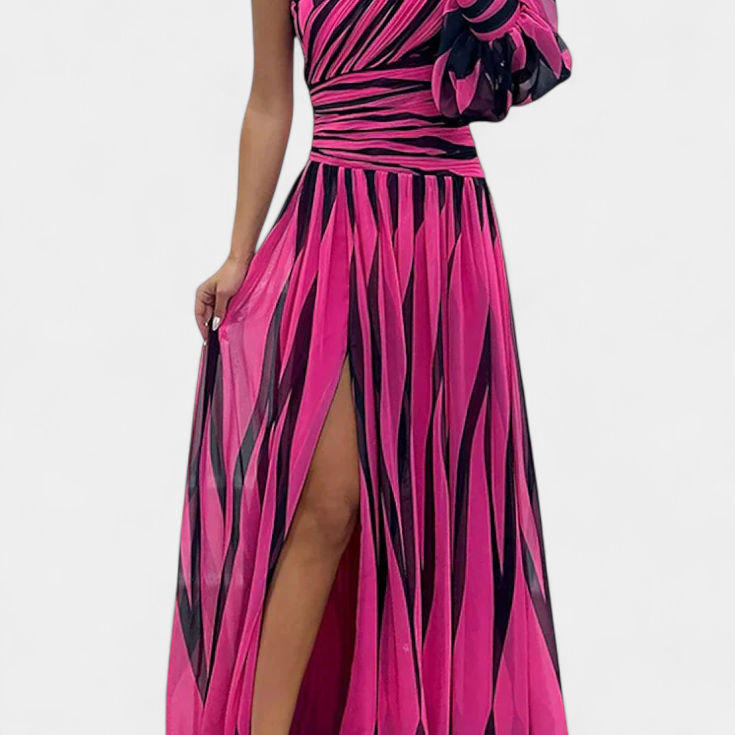 Valentina Eleganten Maxí Oblek z Eno Ramo