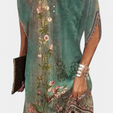 Ena Midi Oblačilo Brez Časovnega Okvira z Okroglim Izrezom