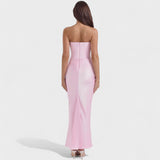 Clara – Satenska Korset Obleka