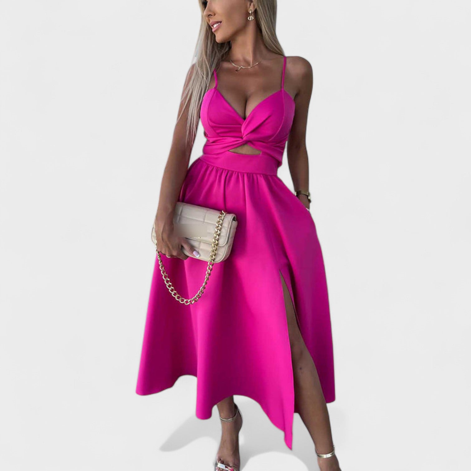 Margarida – Poletna Obleka z Razporkom