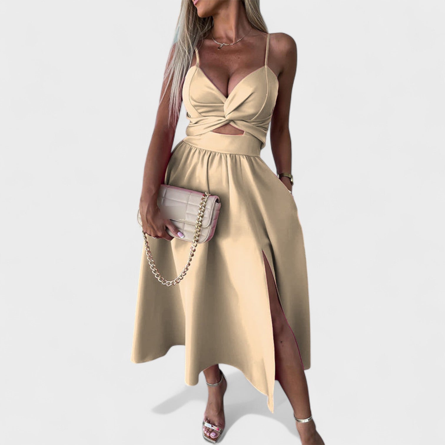 Margarida – Poletna Obleka z Razporkom