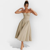 Elegantna Midi Obleka za Poletje